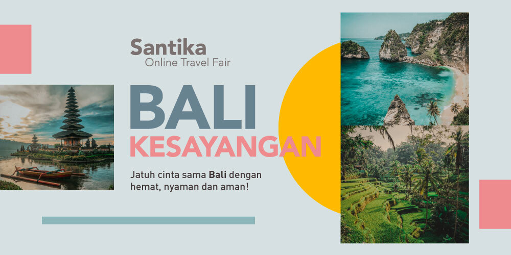 Banner Article Santika Online Travel Fair - Bali 2021