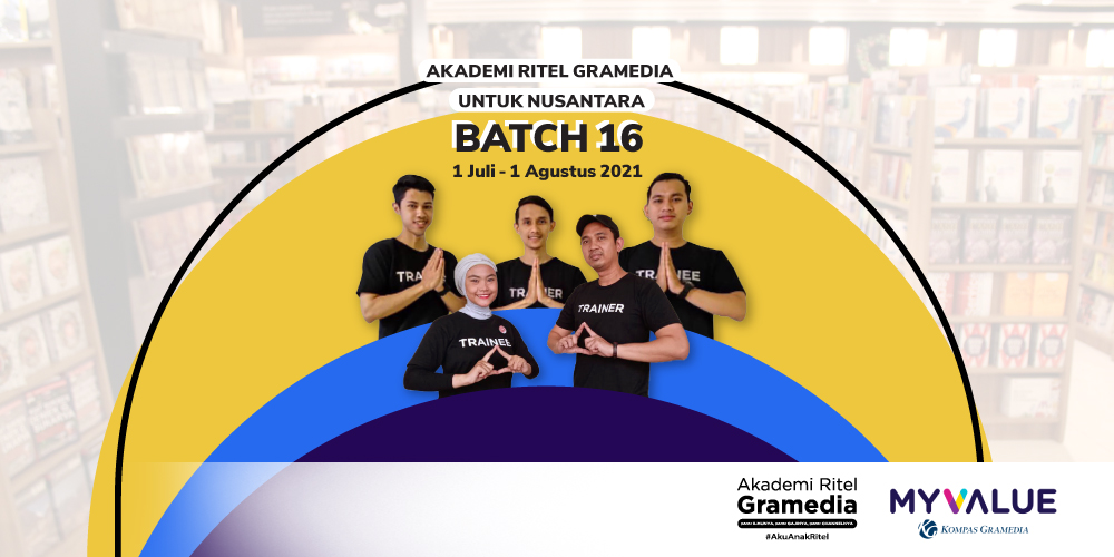 article header Akademi Ritel Gramedia batch 16 Gramedia Academy 2021