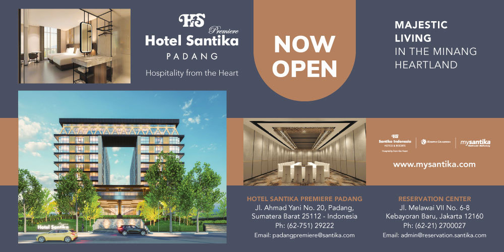 Reopening Hotel Santika Premiere Padang MyValue November 2021