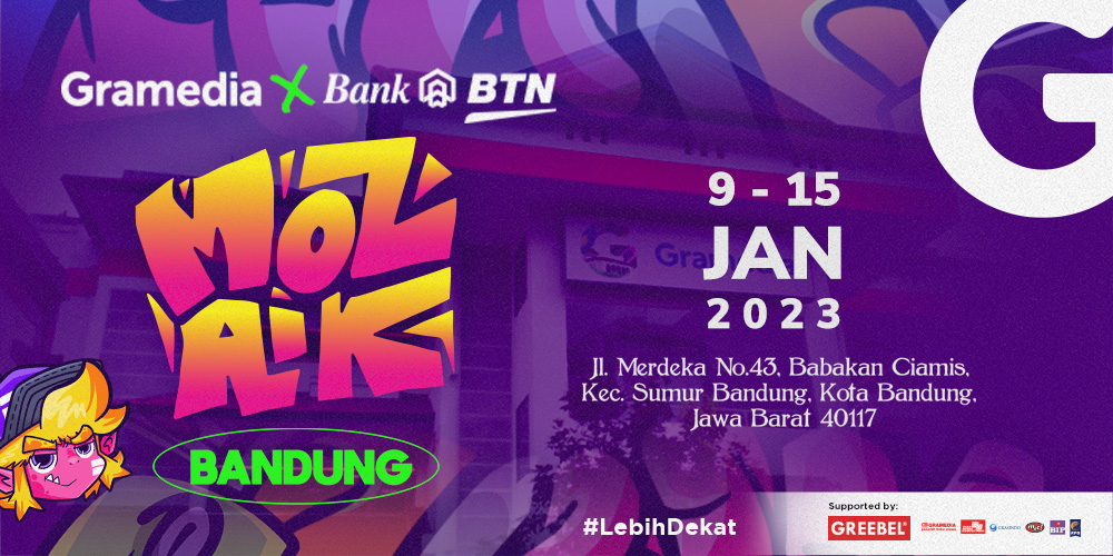 Gramedia Mozaik Bandung Merdeka 9 - 15 Januari 2023