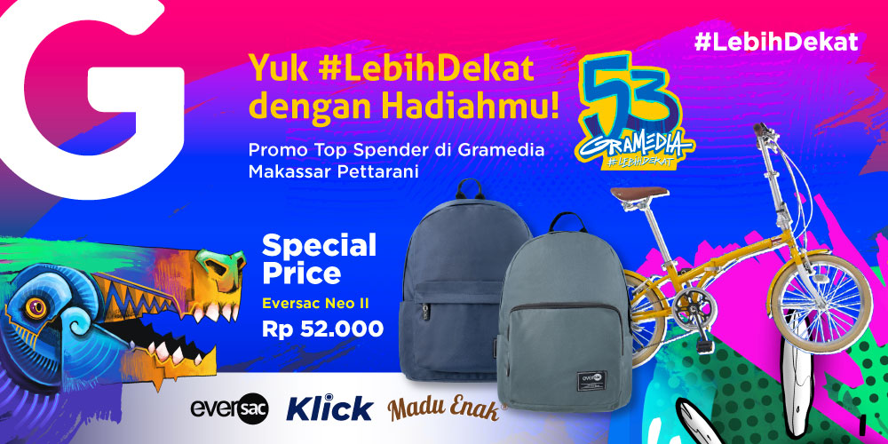 Article Header Gramedia Makassar Pettarani Top Spender - Gramedia 53rd Anniversary 2023