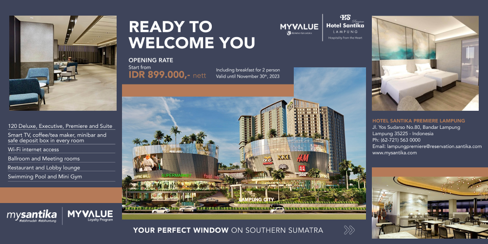 Article Header MyValue Kompas Gramedia - Opening Hotel Santika Premiere Lampung